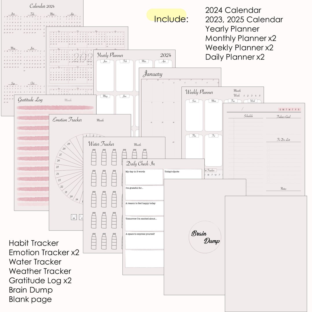 2024 Digital Planner - Etsy
