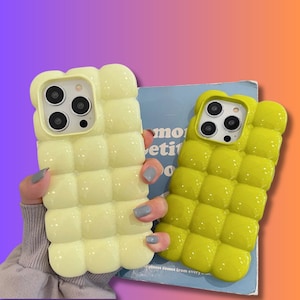 Chocolate Block 3D Phone Case For iPhone 15 14 13 12 11 Pro Max 14promax 14pro Soft Shockproof Cover image 1