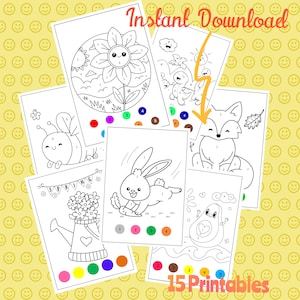 Color by Number and Example| Preschool Printables| Kindergarten ...