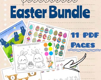 Easter Bundle| 11 Different activities and worksheets| Easter Worksheets| Easter Lessons|Printable Easter