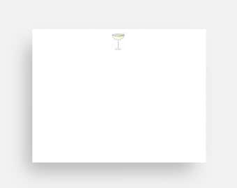 Martini Lemon Twist Flat Notecard Set