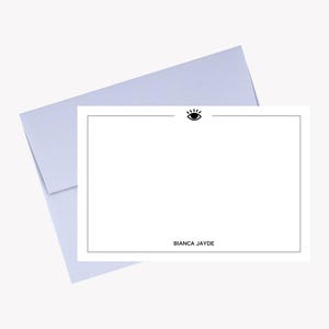 Eye Stationery Evil Eye Thank You Card Eye Notecard Evil Eye Hostess Gift Eye Birthday Gift Evil Eye Halloween Stationery Witchy Thank You