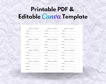 Modern Printable Raffle Ticket Template for Canva Editable Custom Draw Entry Ticket Enter To Win Contest Fundraiser Business Marketing Card