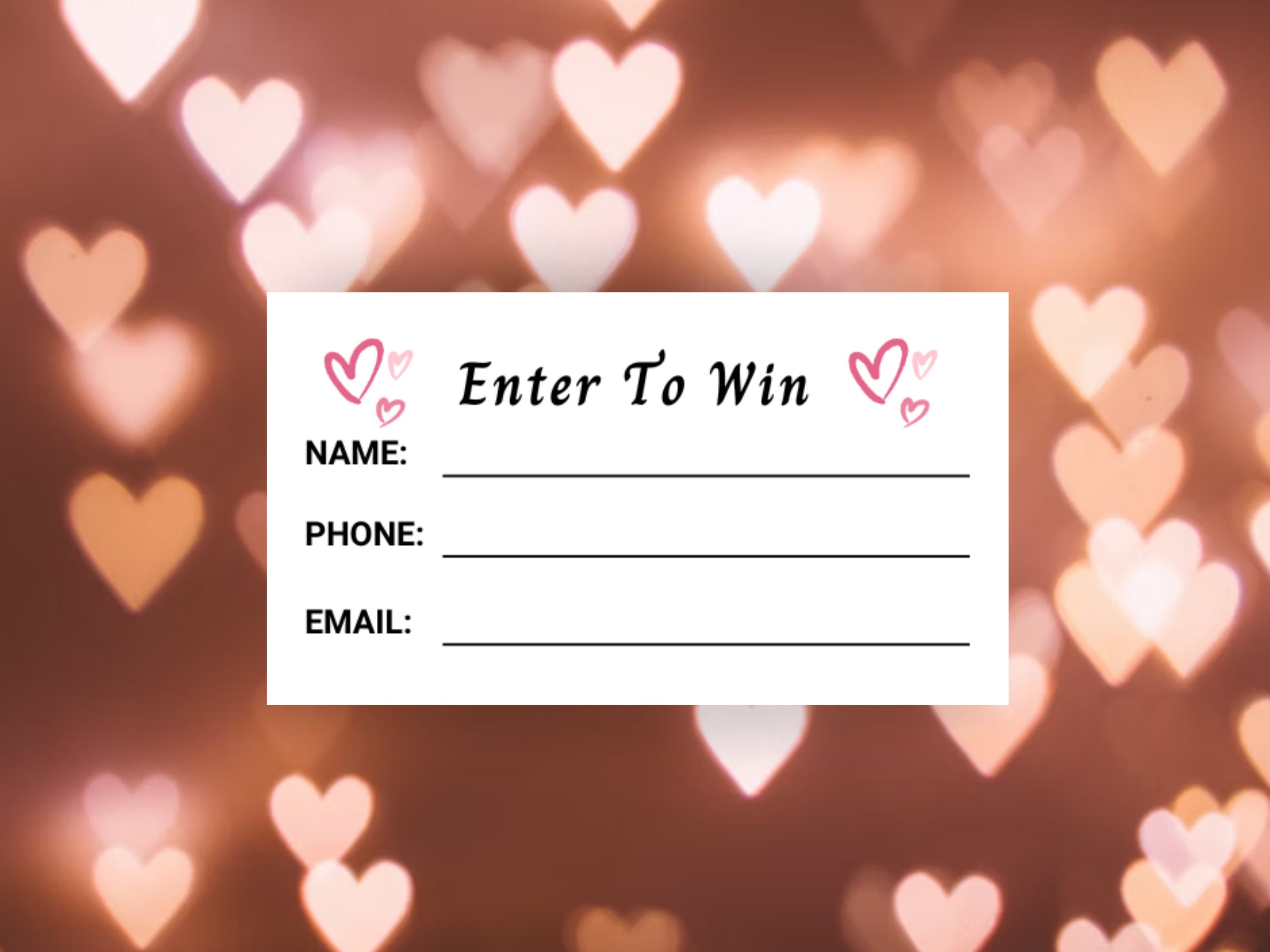 Boleto De San Valentin Imprimible