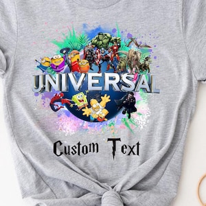 Vintage Disney Universal Studios Shirt, Universal Studios Family Vacation 2025, Universal Studios Trip Shirt, Custom Universal Studios Shirt