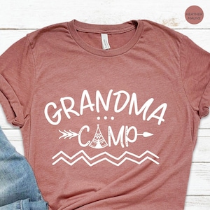 Grandma Camp Shirt, Custom Family Camp Shirt, Grandma Shirt, Camping Crew Shirt, Camp Matching Shirt, Custom Camp Shirt, Camping Family Trip