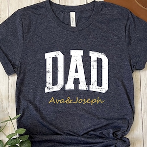 Custom Dad Shirt 2024, Dad and Child Shirt, Father&#39;s Day Shirt, Father&#39;s Day Gift, Dad Shirt, Dad Gift, Shirt For Dad, Dad Birthday Gift