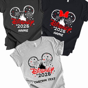 Custom Disney Family Vacation 2025 Shirts, Disney Castle 2025 Shirts, Custom Disney Family Matching Tshirt, Disney Family 2025 Tee, Disney