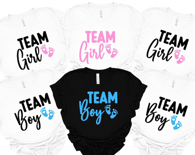 Gender Reveal Shirt Pregnancy Announcement Shirt Baby Shower Shirt He ...