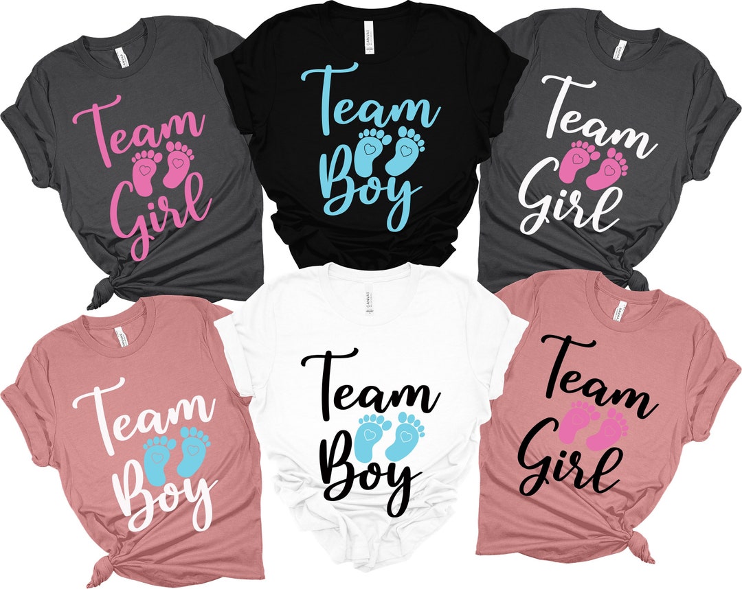 Team Girl Shirt Gender Reveal Shirt Pregnancy Announcement Shirt Baby