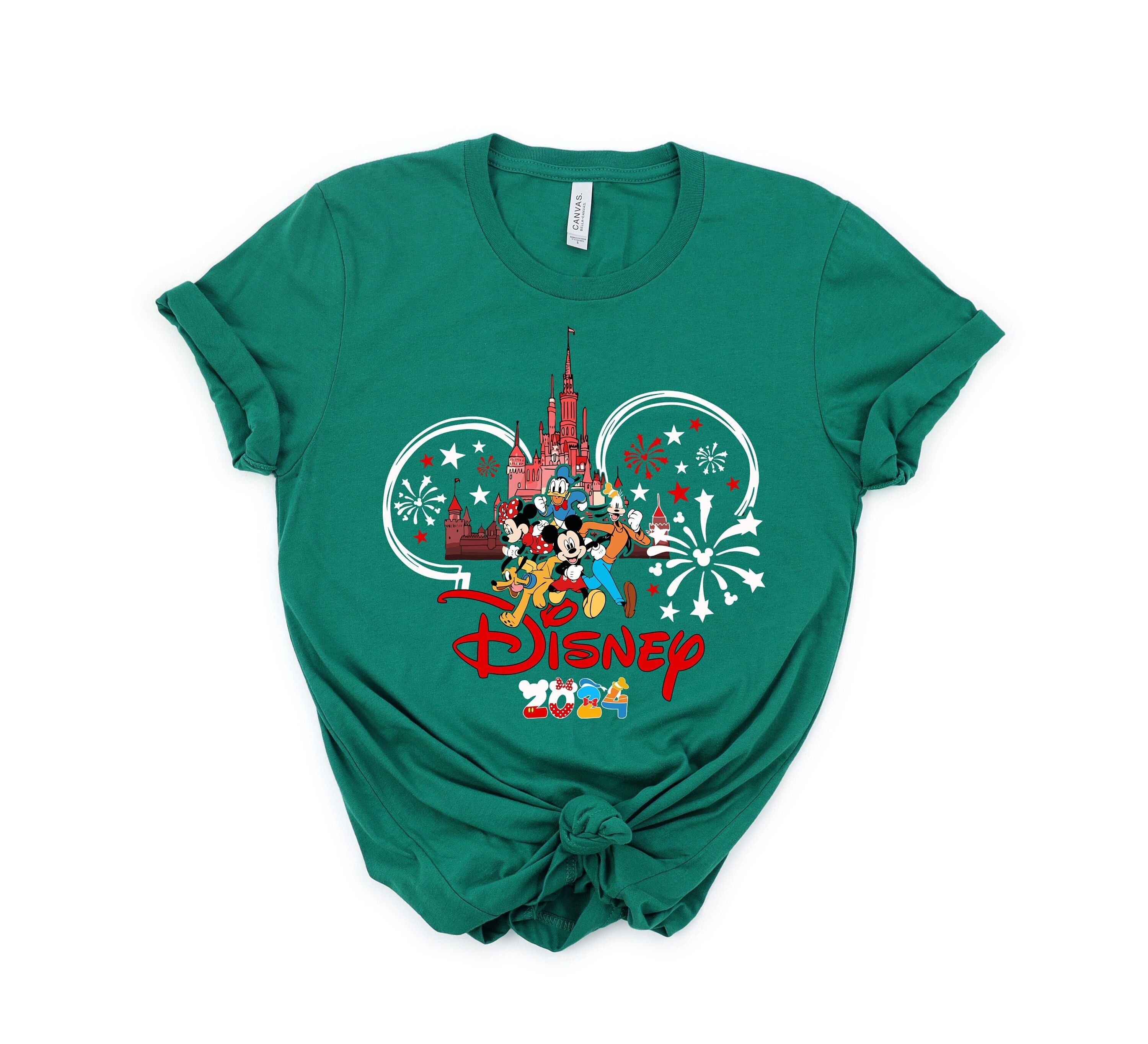 2024 Disney Family Vacation Shirts, Disney Castle 2024 Shirts, Custom