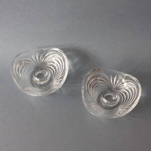 Pair of Vintage Royal Crystal Rock AUREA Candle Holders, 1980's image 7