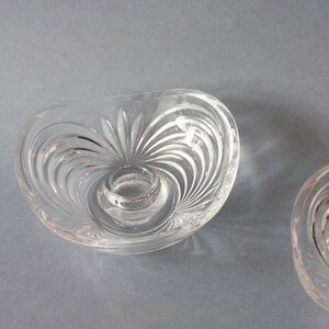 Pair of Vintage Royal Crystal Rock AUREA Candle Holders, 1980's image 6