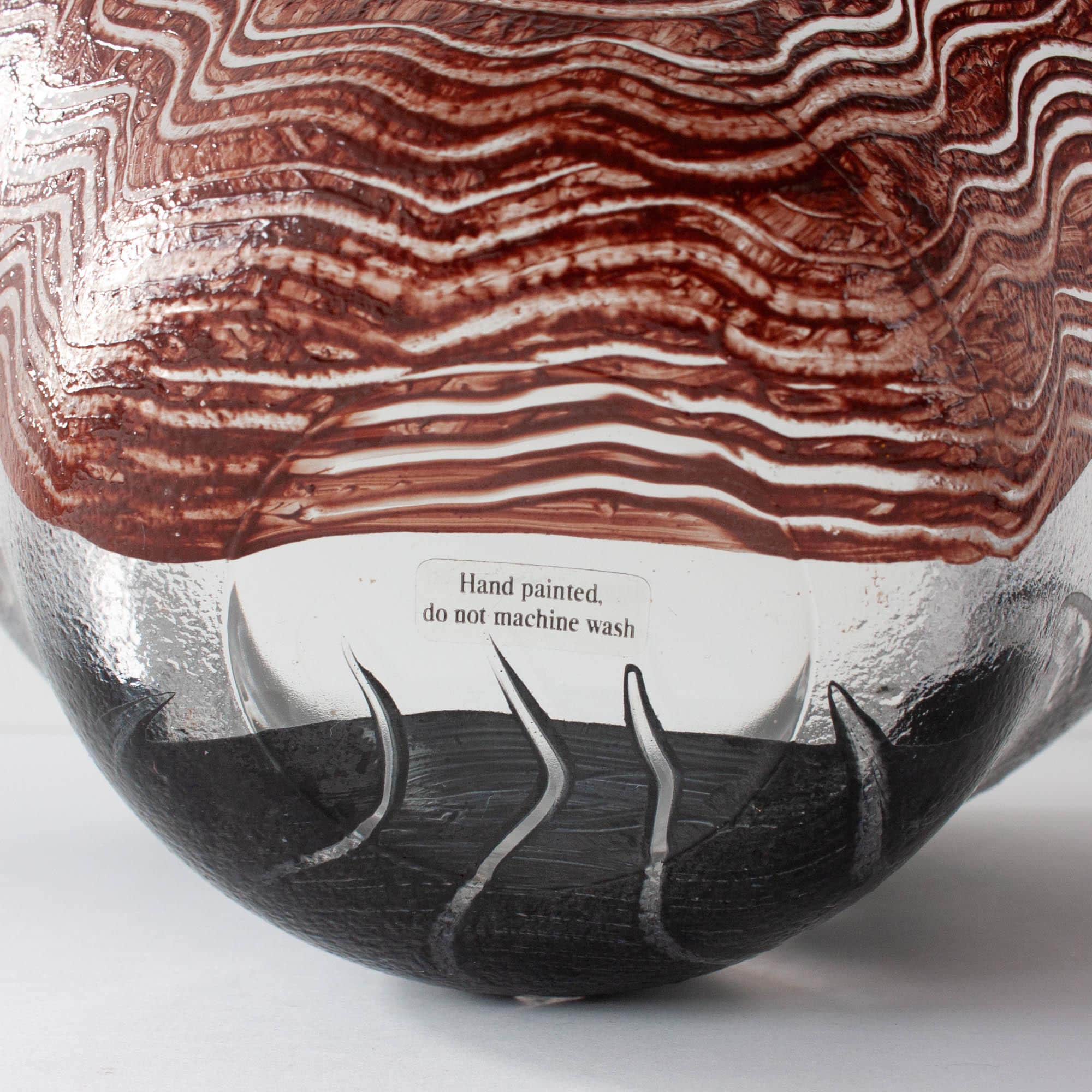 コスタ・ボダ「トンガ」ガラスボウル、モニカ・バックストローム作