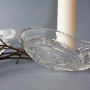 Pair of Vintage Royal Crystal Rock AUREA Candle Holders, 1980's image 5