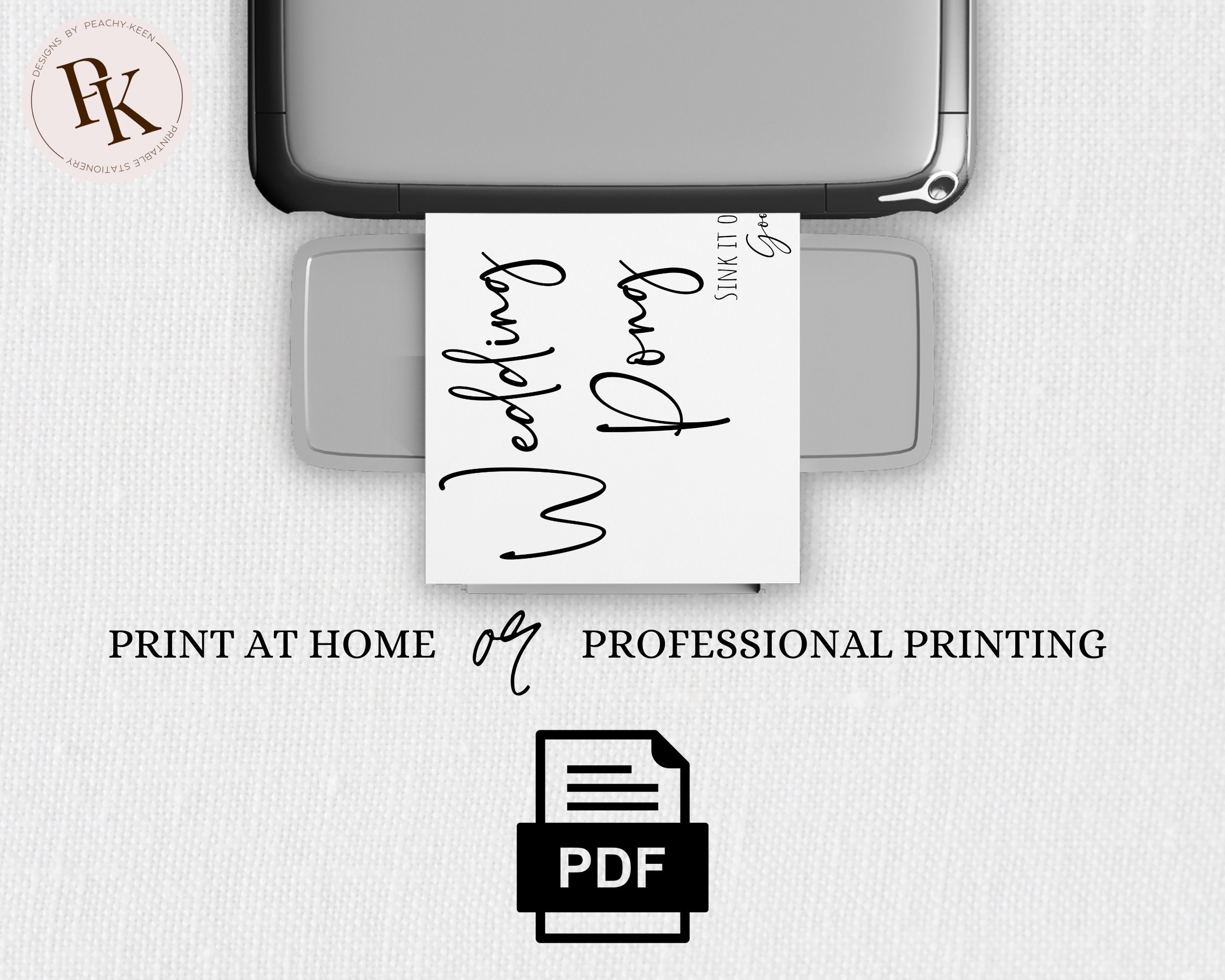 Beer Pong Wedding Sign Printable Wedding Pong Sign for Wedding Ceremony