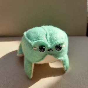 Rain frog felt plush