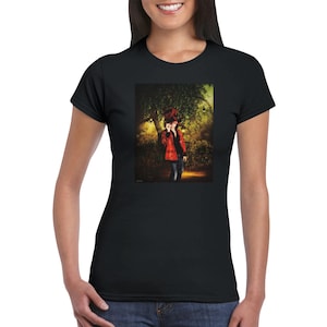Hello Hatter klassiek dames-T-shirt met ronde hals