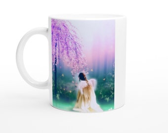 An Angelic Morning White 11oz Ceramic Mug