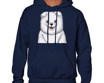 Bjorn the Samoyed Puppy Premium Unisex Pullover Hoodie