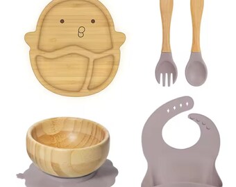 5 Piece Baby Bird Feeding Set (various colors available)