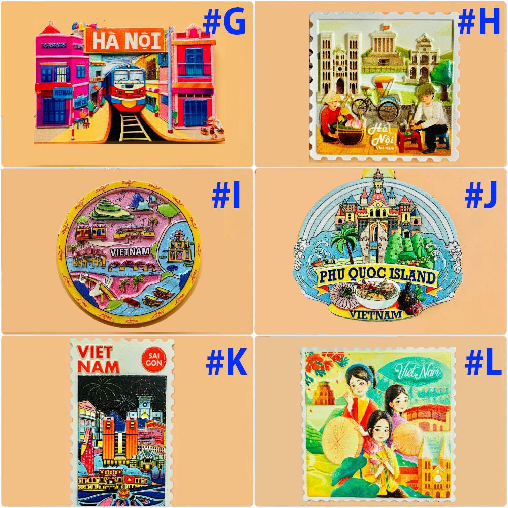 Nha Trang Vietnam 3D Fridge Magnet - Handmade Resin Souvenir, 5x7 Cm, Travel Decoration From China - View #10