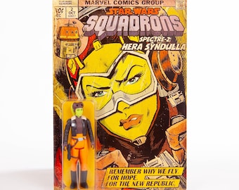 Hera Syndulla Retro Collection Action Figure – Custom Comic Book Cover