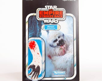 Wampa's Severed Arm Action Figure on Custom Star Wars Cardback