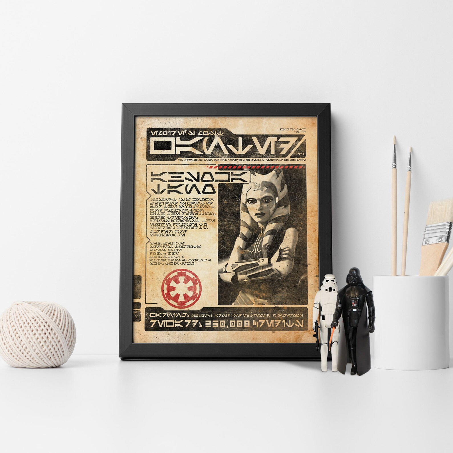 Ahsoka Tano Wanted Poster, Star Wars, Galactic Empire, Most Wanted ...