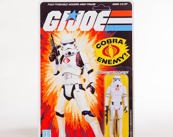 Stormtrooper Retro Collection Action Figure – Custom GI Joe Crossover Cardback