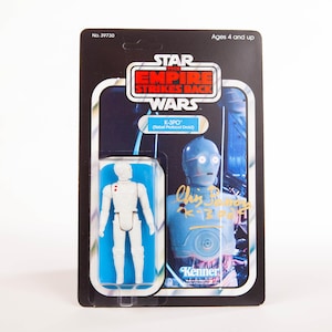 K-3PO Vintage Action Figure on Custom Star Wars Cardback - SIGNED!!!