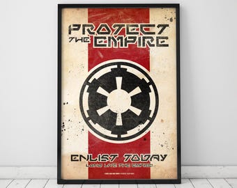 Galactic Empire Propaganda, Star Wars, Galactic Empire, Most Wanted, Star Wars Wall Decor, Star Wars Wall Art, Gift for Him, Print