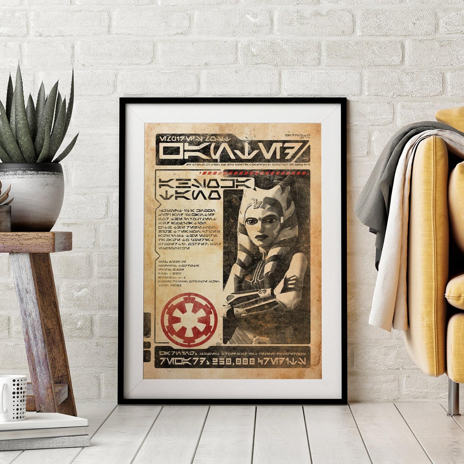 Ahsoka Tano Wanted Poster, Star Wars, Galactic Empire, Most Wanted ...