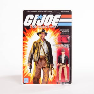 Indiana Jones (Raider) Retro Collection Action Figure – Custom GI Joe Crossover Cardback