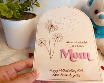 これ以上のママのサイン、指紋DIYの母の日2025ギフト、カスタムの母の日ギフト、子供からの母の日のギフトは望めません