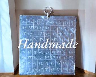 Handmade 9x9 Magic Square Talisman/ Lunar Talisman for Success, Legal Victory & Life Mastery/ Personal Growth Amulet/ Love and Peace charm!