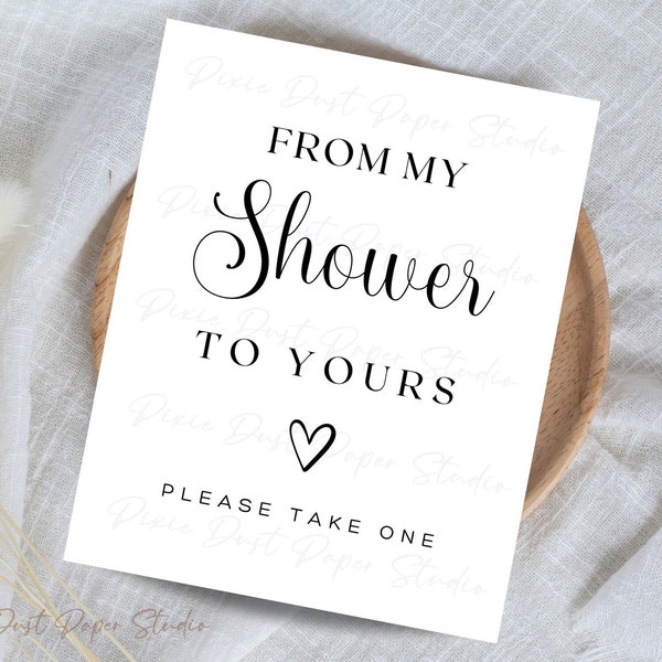 My Shower to Yours - Etsy