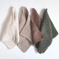 Dish Rags Cotton Knit Dishcloth Eco Friendly Kitchen Accessory Country Cottage Decor