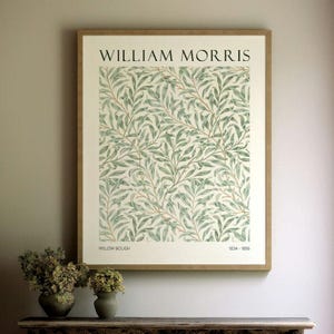 William Morris Print Willow Bough Downloadable Floral Print Morris Poster Cottagecore Decor Modern Farmhouse Decor Printable Wall Art