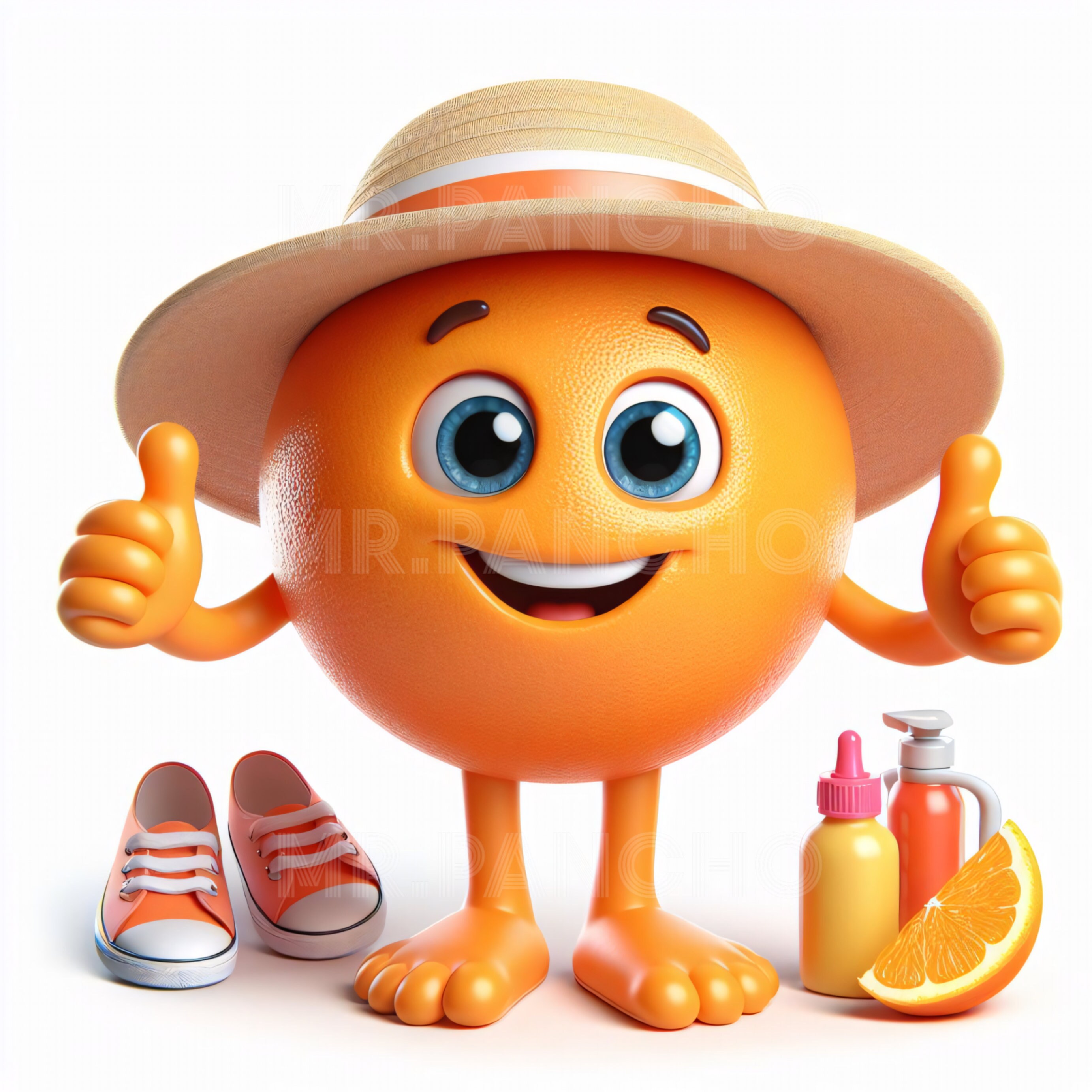 Vru Sticker Funny Orange Girl Svg & Png Fruits Clipart Sticker Bundle, Summer ...