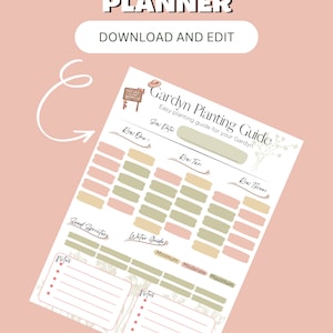 Gardyn Printable Planting Planner
