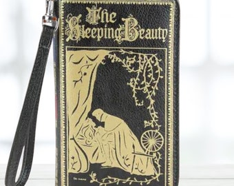 The SLEEPING BEAUTY Book Clutch Crossbody Handbag 
