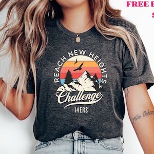 Colorado 14ers tshirt, Colorado 14er Tracker, Colorado 14er gifts, Colorado 14ers Shirt, Colorado Rocky Mountains Shirt, Colorado Gift