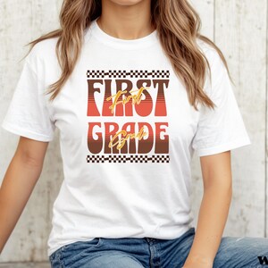 Camisa do professor da primeira série Comfort Colors®, camisa do professor da 1ª série, camiseta da 1ª série, camiseta da primeira série, escola primária, camisa de ensino