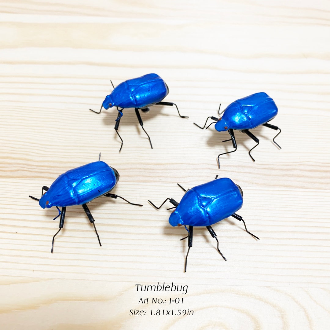 Tumblebug, 3PCS/1SET, Bug Handmade Clay Insect, Figurine