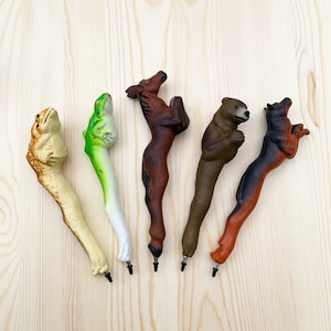 Handmade 3D Animal Ballpoint Pen: Kids Stationery Gift