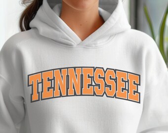 Tennessee Unisex Heavy Blend, Hooded Sweatshirt, Gift Football, TN Orange Fan Sweater