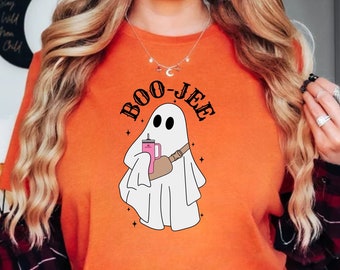 Halloween Ghost tshirt, Boo Jee Shirt, Boo Shirt, Spooky Ghost tee, Spooky Season Ghostshirt, Spooky Vibes Shirt, Halloween Gifts