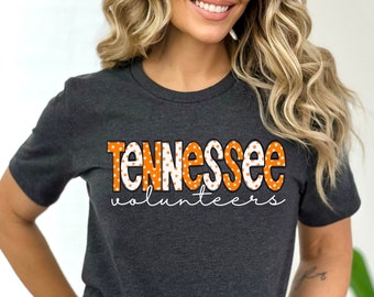 Tennessee Volunteers Shirt, Tennessee Home, Tennessee Vols Football Shirt, Tennessee State Map Shirt, Tennessee Travel Gifts