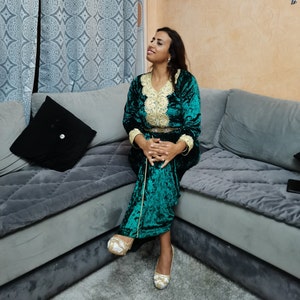 Moroccan Caftan - Arabic Abaya - Caftan - Wedding Dress - Elegant Clothes- Jalabiya - Women - Dress